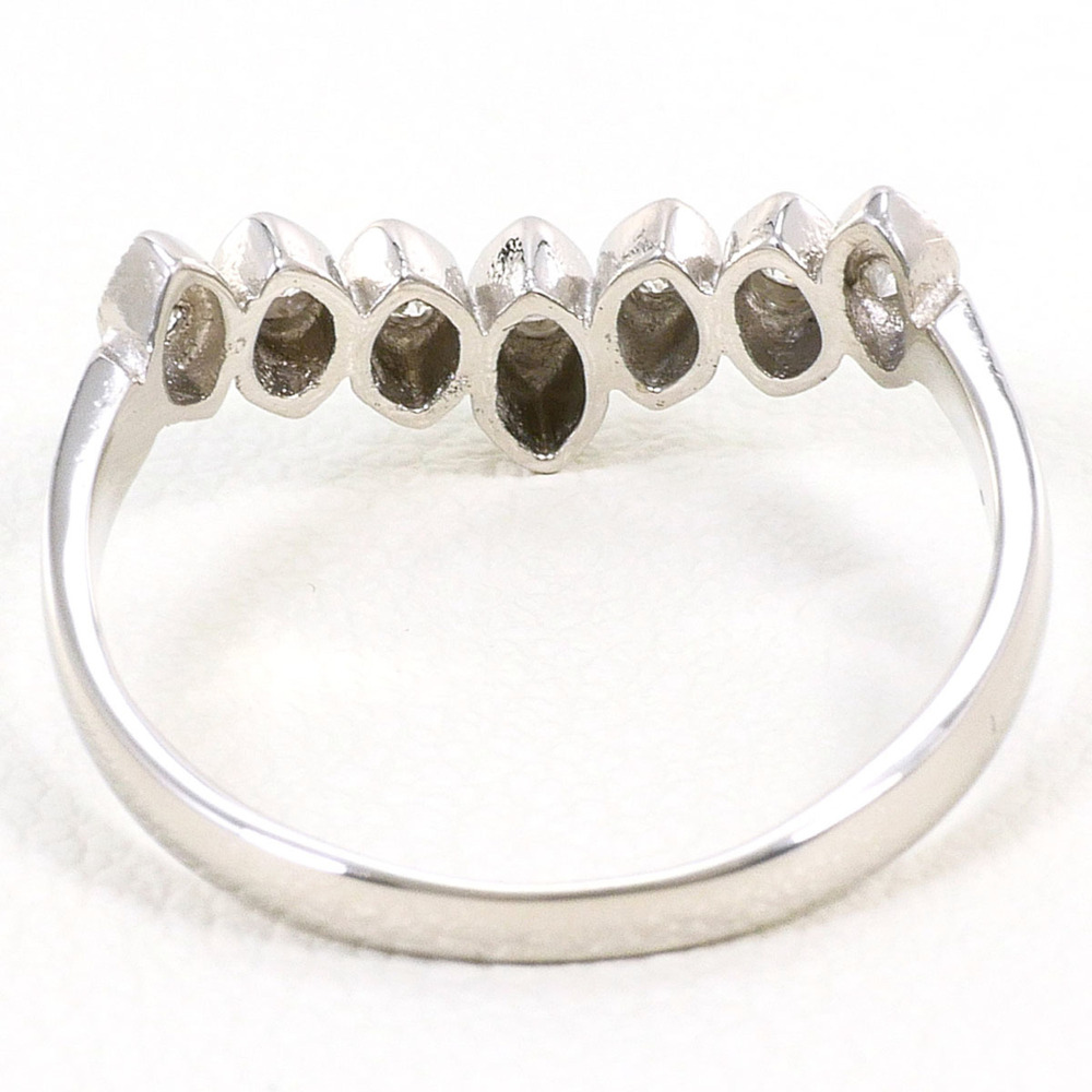 VINTAGE Silver Diamond Ring - Picture 3 of 7